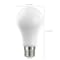 Satco 13.5W A19 LED, 100W Replace, Soft White E26 Base, 30K, 120V (4-Pack) S12441 - alternate 3